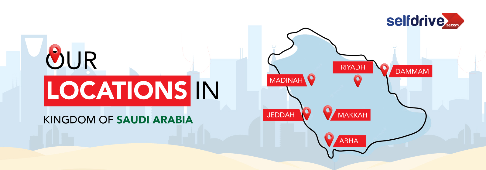 Saudi Arabia Car Rental, Rent a car Jeddah SAR 111 per day* 25 off on