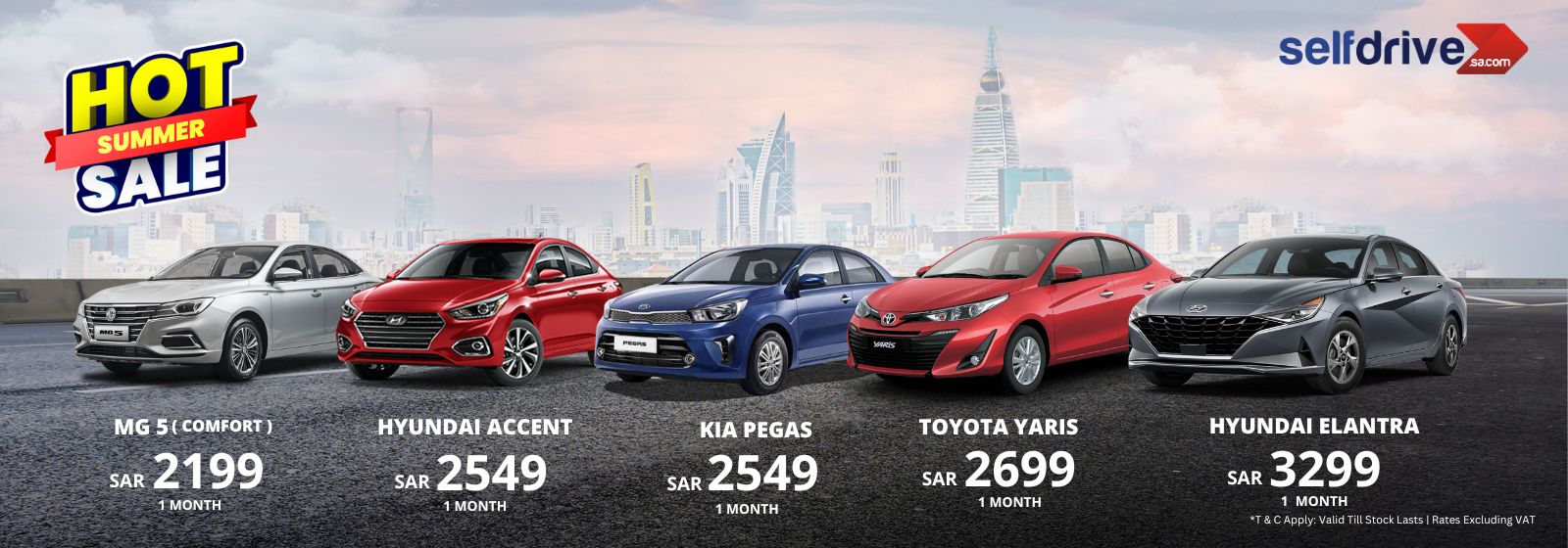 Saudi Arabia Car Rental, Rent a car Jeddah SAR 111 per day* 25 off on