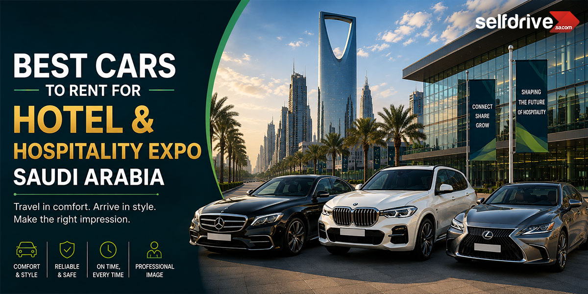 Best Cars to Rent for Hotel & Hospitality Expo Saudi Arabia