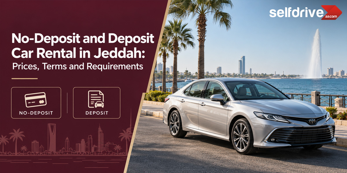 No-Deposit and Deposit Car Rental in Jeddah: Prices, Terms and Requirements